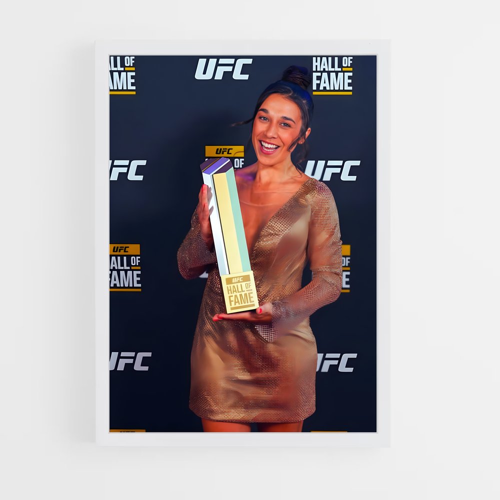 Poster Hall of Fame: Joanna Jędrzejczyk – affiche MMA (vue 3)